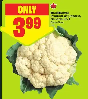 FreshCo Cauliflower Product of Ontario, Canada No. 1 offer