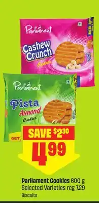 FreshCo Parliament Cookies 600 g Selected Varieties offer