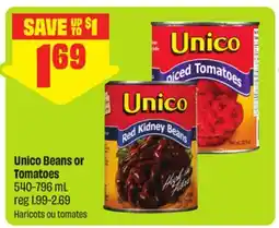 FreshCo Unico Beans or Tomatoes offer