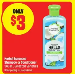 FreshCo Herbal Essences Shampoo or Conditioner 346 mL Selected Varieties offer