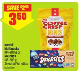 FreshCo Nestlé Multipacks 164-200 g or Pouches 135-203 g Selected Varieties offer
