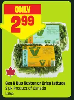FreshCo Gen V Duo Boston or Crisp Lettuce 2 pk Product of Canada offer