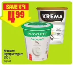 FreshCo Krema or Olympic Yogurt offer