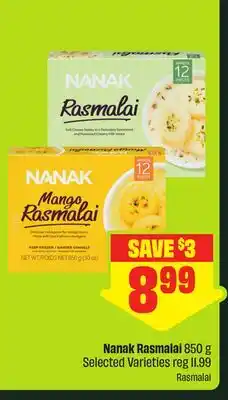 FreshCo Nanak Rasmalai 850 g Selected Varieties offer
