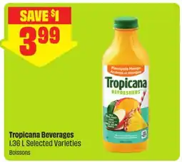 FreshCo Tropicana Beverages 1.36 L Selected Varieties offer