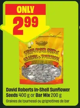 FreshCo David Roberts In-Shell Sunflower Seeds 400 g or Bar Mix 200 g offer