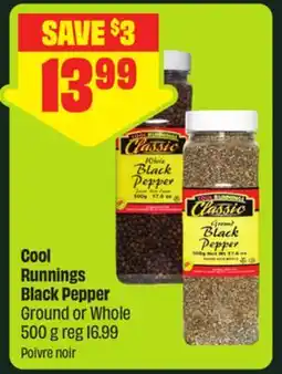 FreshCo Cool Runnings Black Pepper Ground or Whole offer