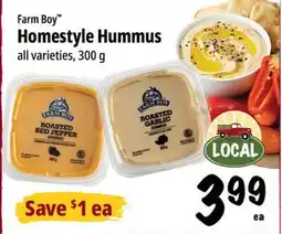 Farm Boy Farm Boy Homestyle Hummus offer