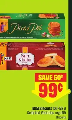 FreshCo EBM Biscuits 105-178 g Selected Varieties offer