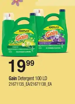 Fortinos GAIN DETERGENT, 100 LD offer
