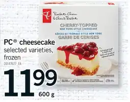 Fortinos PC CHEESECAKE offer