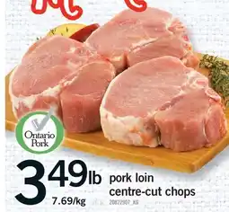 Fortinos PORK LOIN CENTRE-CUT CHOPS offer