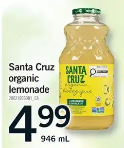 Fortinos SANTA CRUZ ORGANIC LEMONADE offer