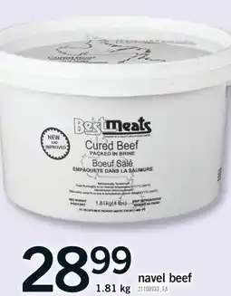 Fortinos NAVEL BEEF offer