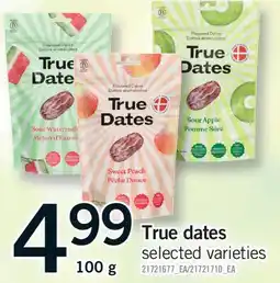 Fortinos TRUE DATES offer