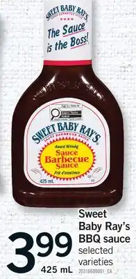 Fortinos SWEET BABY RAY'S BBQ SAUCE offer