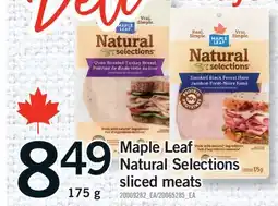 Fortinos MAPLE LEAF NATURAL SELECTIONS SLICED MEATS offer