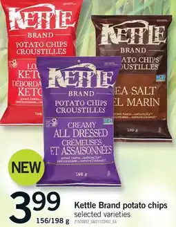 Fortinos KETTLE BRAND POTATO CHIPS, 156/198 g offer