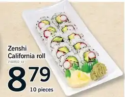 Fortinos ZENSHI CALIFORNIA ROLL, 10 pieces offer