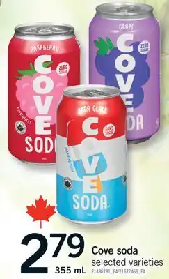 Fortinos COVE SODA offer