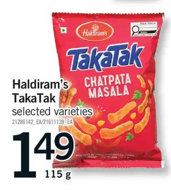 Fortinos HALDIRAM'S TAKATAK offer