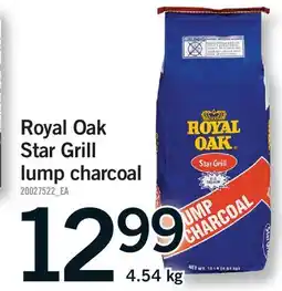 Fortinos ROYAL OAK STAR GRILL LUMP CHARCOAL offer