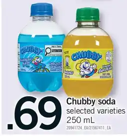 Fortinos CHUBBY SODA offer