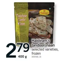 Fortinos HALDIRAM'S TANDOORI NAAN offer