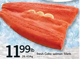 Fortinos FRESH COHO SALMON FILLETS offer