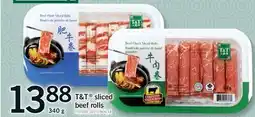 Fortinos T&T SLICED BEEF ROLLS offer