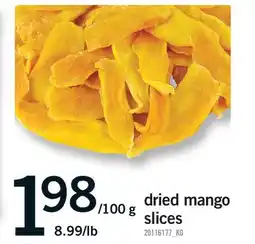 Fortinos DRIED MANGO SLICES offer