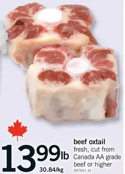Fortinos BEEF OXTAIL offer