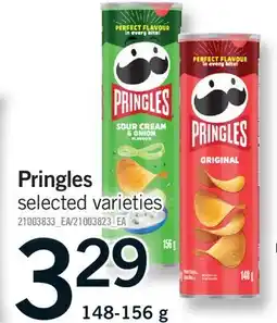 Fortinos PRINGLES offer