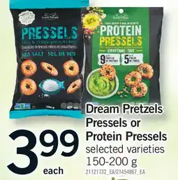 Fortinos DREAM PRETZELS PRESSELS OR PROTEIN PRESSELS offer