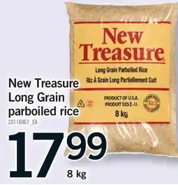 Fortinos NEW TREASURE LONG GRAIN PARBOILED RICE offer