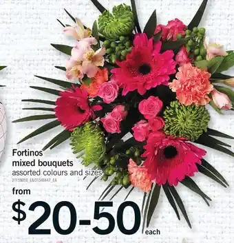 Fortinos FORTINOS MIXED BOUQUETS offer