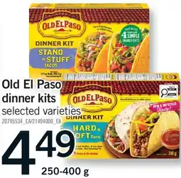 Fortinos OLD EL PASO DINNER KITS offer