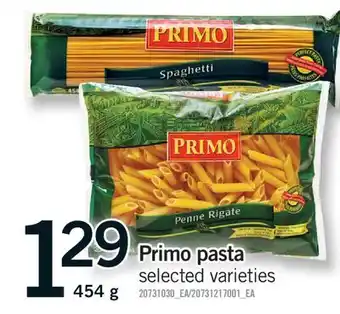 Fortinos PRIMO PASTA offer