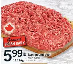 Fortinos LEAN GROUND BEEF offer