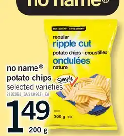 Fortinos NO NAME POTATO CHIPS offer