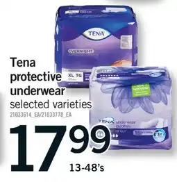Fortinos TENA PROTECTIVE UNDERWEAR, 13-48's offer