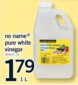 Fortinos NO NAME PURE WHITE VINEGAR offer