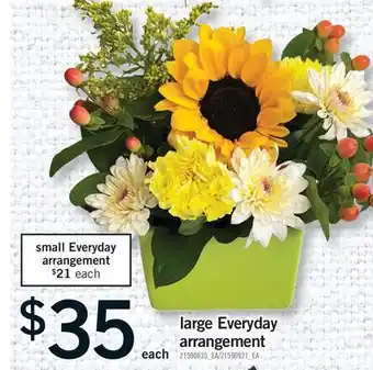 Fortinos LARGE EVERYDAY ARRANGEMENT offer