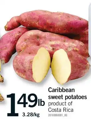 Fortinos CARIBBEAN SWEET POTATOES offer