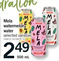 Fortinos MELA WATERMELON WATER offer