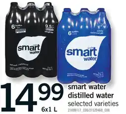 Fortinos SMART WATER DISTILLED WATER offer