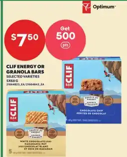Loblaws CLIF ENERGY OR GRANOLA BARS offer