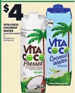 Loblaws VITA COCO COCONUT WATER offer