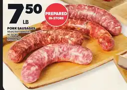 Loblaws PORK SAUSAGES offer