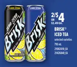Loblaws BRISK ICED TEA offer
